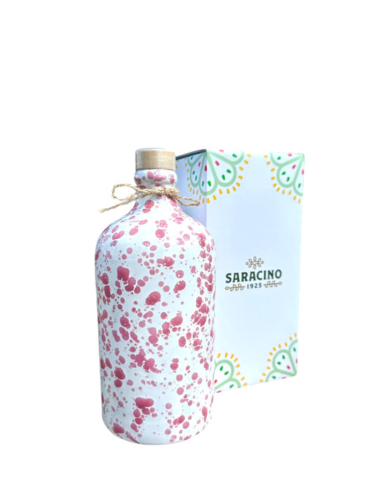 Orcio in Ceramica da 500 ML - OLIO EXTRAVERGINE ITALIANO FRANTOIO SARACINO 1925 - Lecce