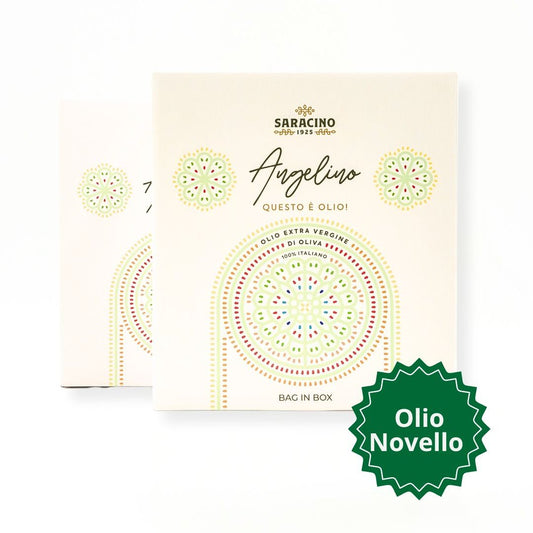 10 Litri - Olio Nuovo extravergine Italiano 2026/27 - 2 x 5 Litri Bag in Box - Saracino1925