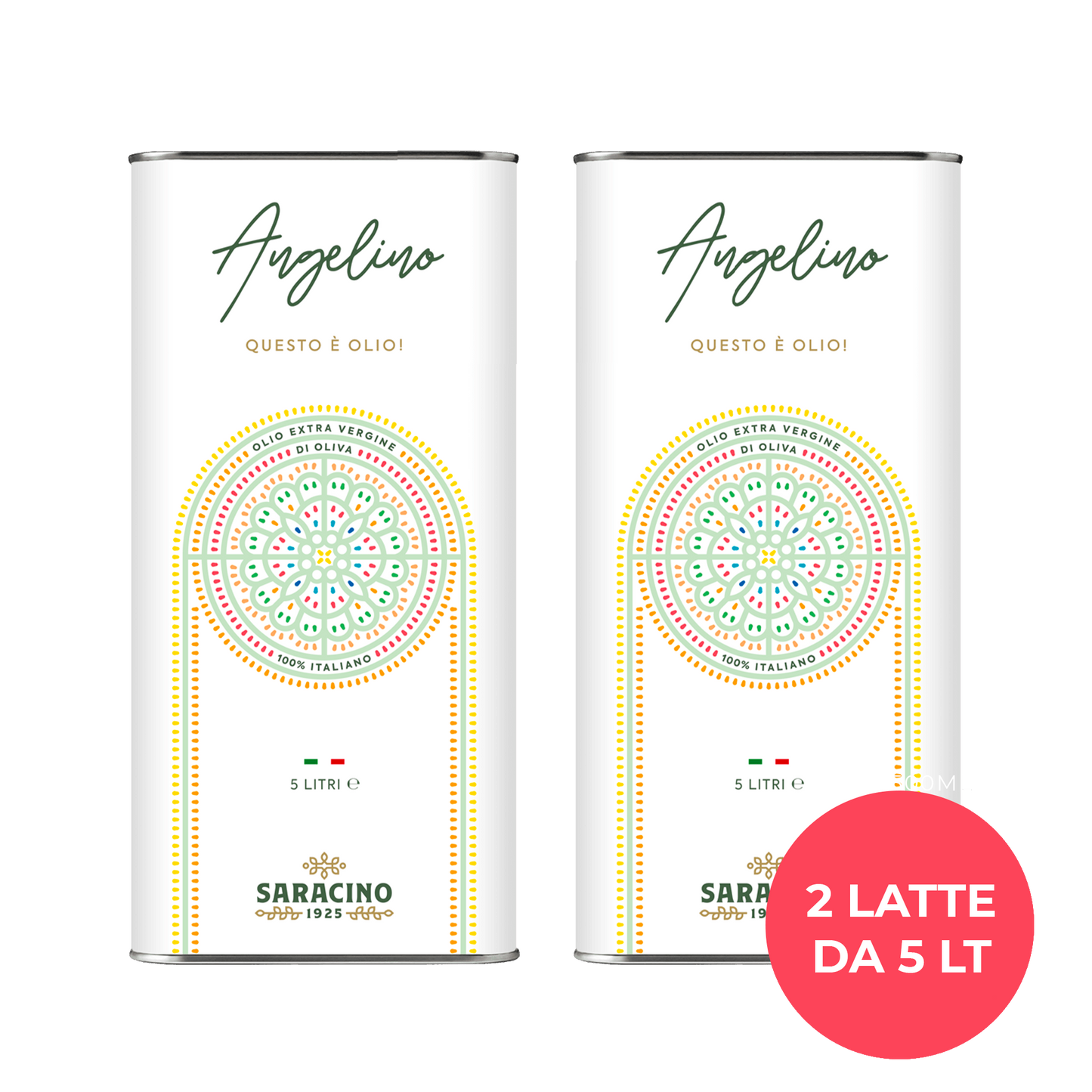 Olio extravergine pugliese 2023/2024 - Promo 2 Latte da 5L