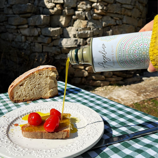 OLIO NOVELLO EXTRAVERGINE ITALIANO FRANTOIO SARACINO 1925 - Bottiglia da 500 ml