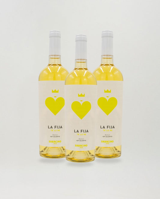 Box 3 Bottiglie di Vino Bianco Salento - LA FIJA
