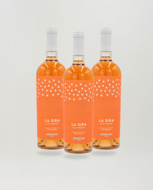 Box 3 bottiglie di Negroamaro Rosato Salento - LA SIRA