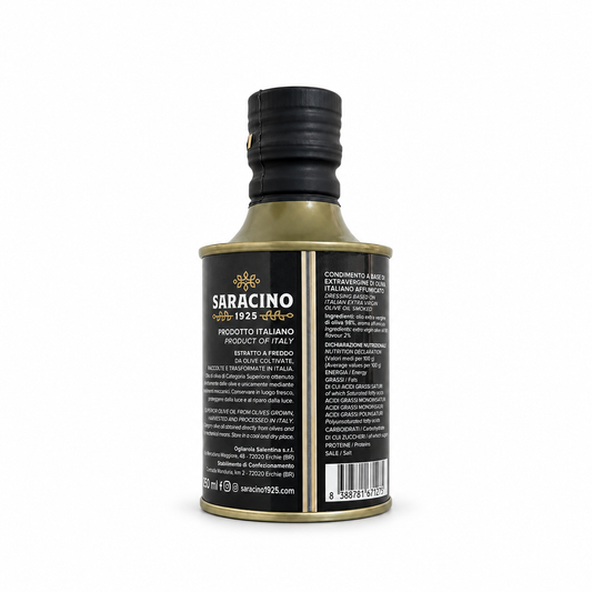 Olio extravergine di Oliva Affumicato 250ml - Saracino1925