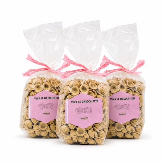 Orecchiette al Grano Arso – Pack da 3 × 500 g