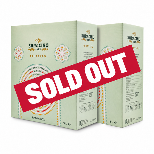 10 Litri - Olio extravergine di oliva fruttato Italiano 2025/26 - 2 Bag in box da 5 litri - Saracino1925