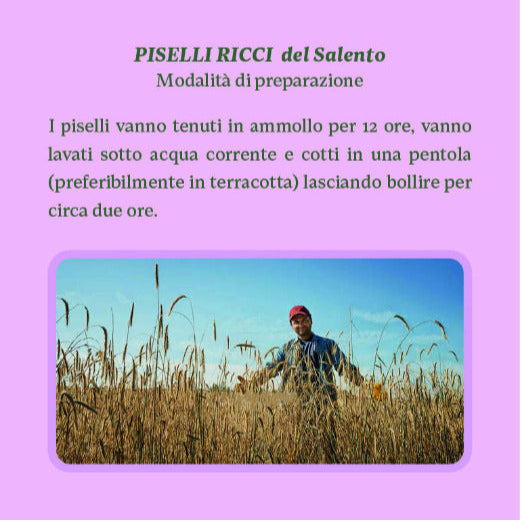 Piselli Ricci del Salento 400gr - Saracino 1925