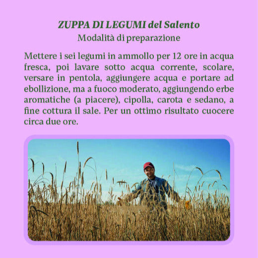 Zuppa di Legumi del Salento 400gr - Saracino 1925